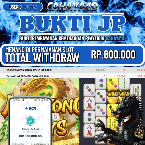 CAHAYA4D Bukti Kemenangan SLOT MAHJONG WAYS 2 ( PGSOFT )