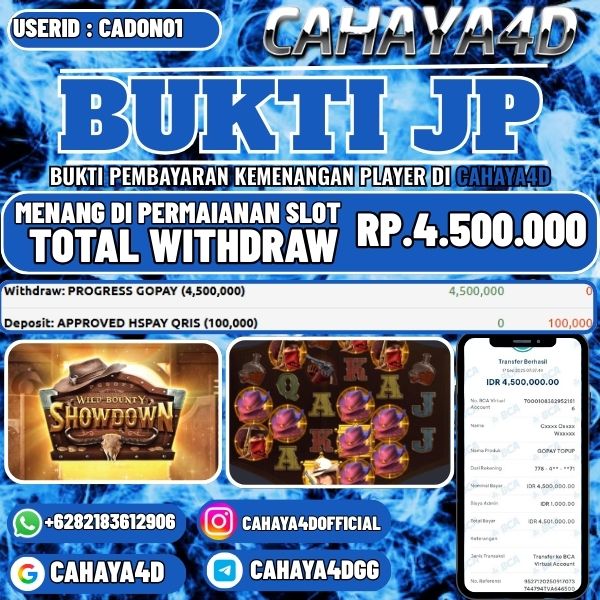 Bukti Kemenangan Cahaya4d