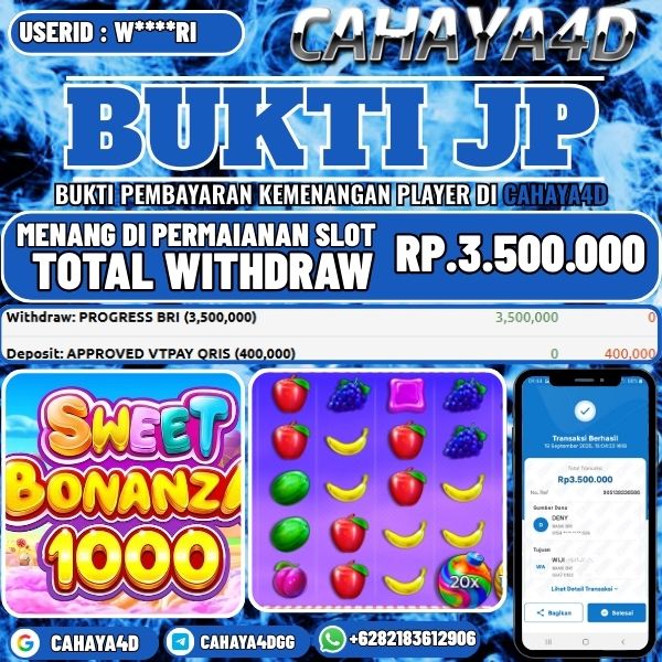 Bukti Kemenangan Cahaya4d