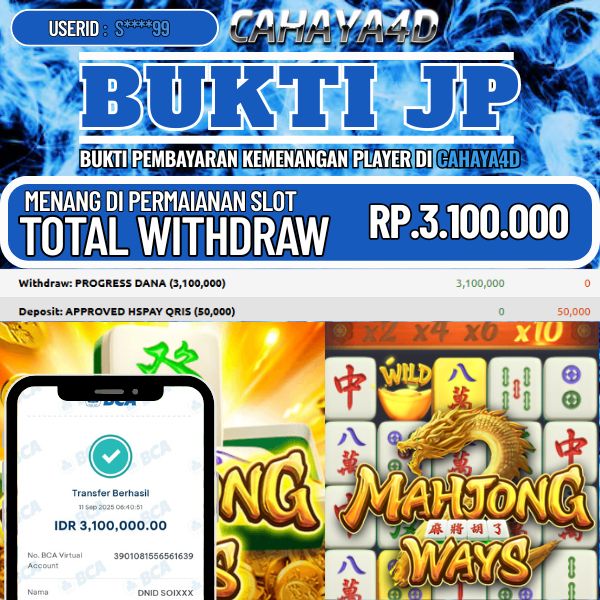 Bukti Kemenangan Cahaya4d