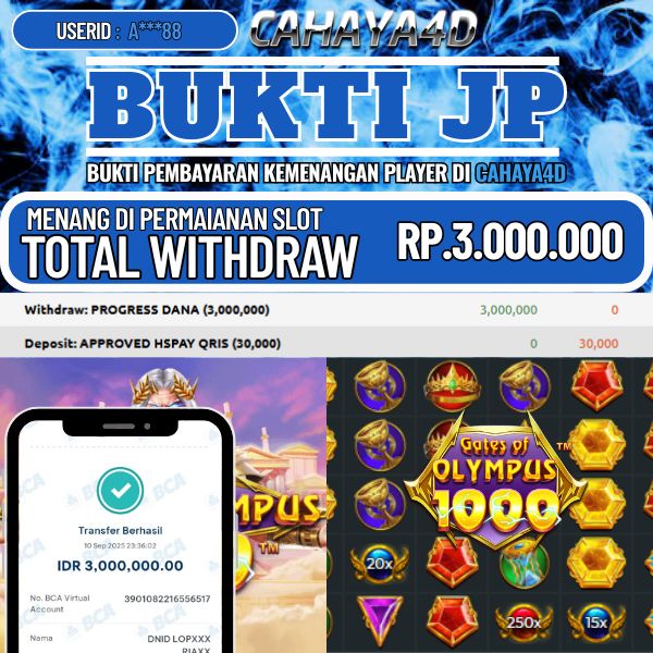 Bukti Kemenangan Cahaya4d
