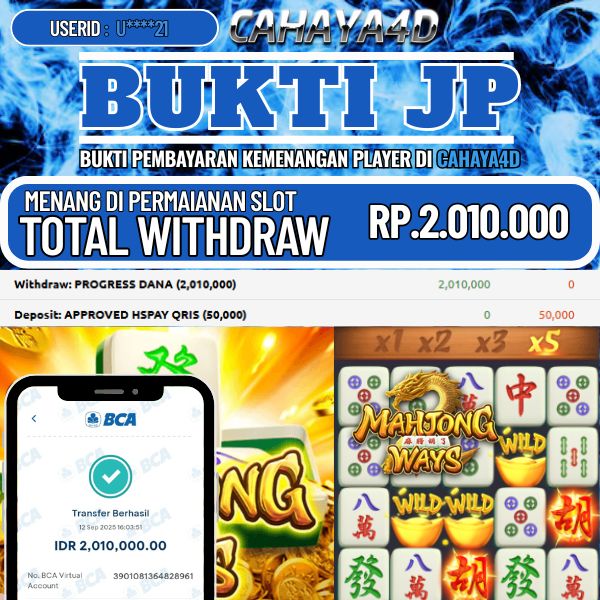 Bukti Kemenangan Cahaya4d