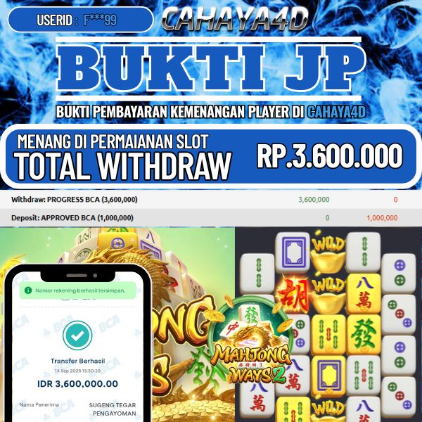 Bukti Kemenangan Cahaya4d