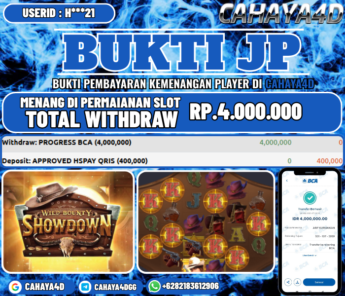 Bukti Kemenangan Cahaya4d