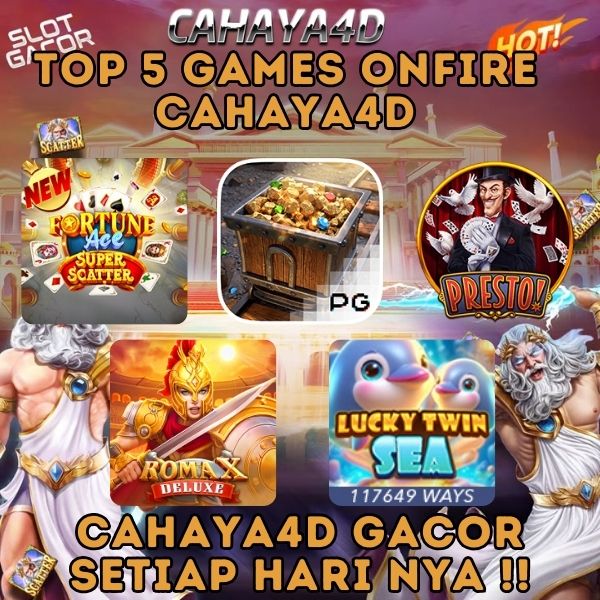 Bocoran Game Yang Onfire Di Cahaya4d
