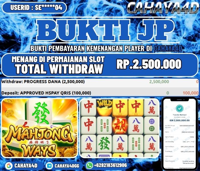 Bukti Kemenangan Cahaya4d