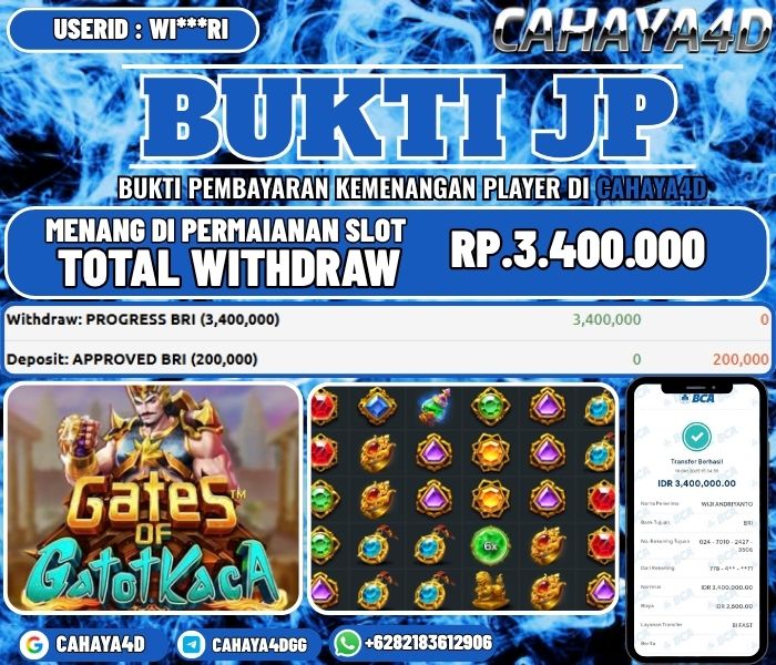 Bukti Kemenangan Cahaya4d