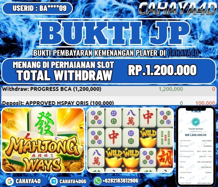 Bukti Kemenangan Cahaya4d