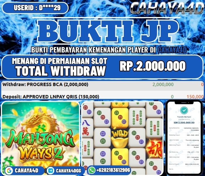 Bukti Kemenangan Cahaya4d
