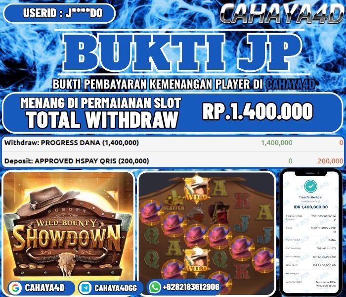 Bukti Kemenangan Cahaya4d
