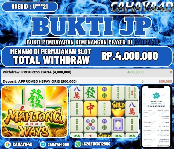 Bukti Kemenangan Cahaya4d