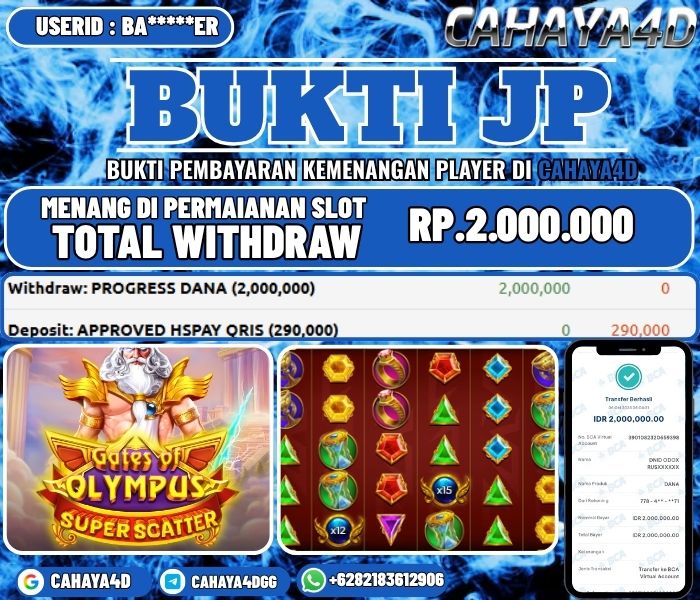 Bukti Kemenangan Cahaya4d