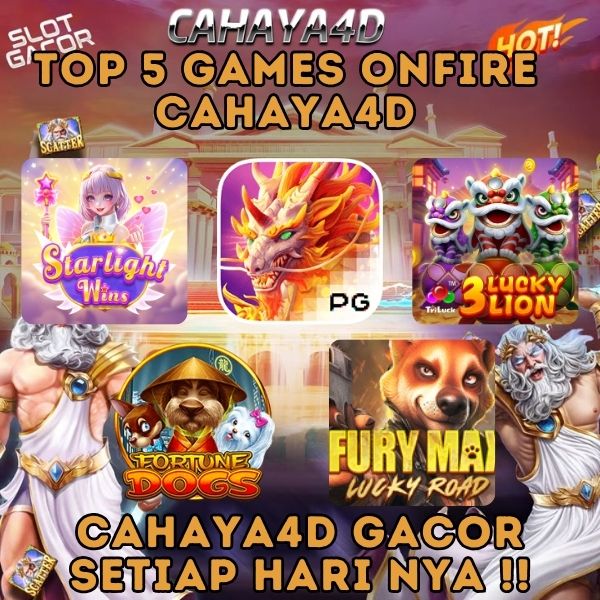 Bocoran Game Yang Onfire Di Cahaya4d