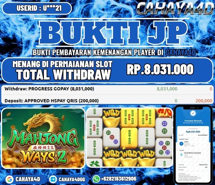 Bukti Kemenangan Cahaya4d