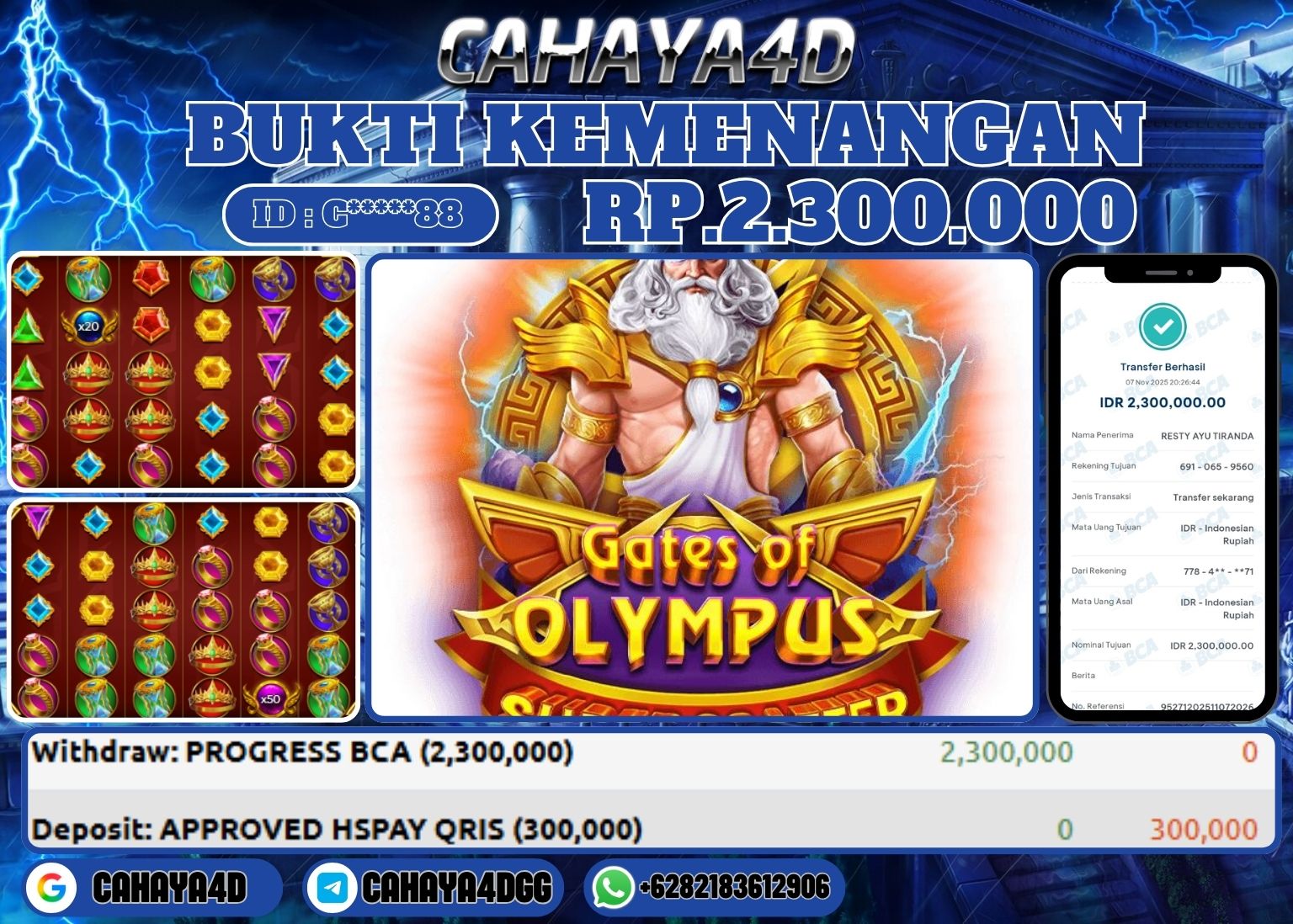 Bukti Kemenangan Cahaya4d