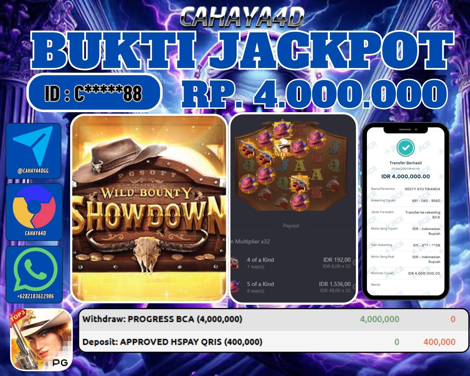 Bukti Kemenangan Cahaya4d