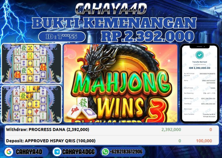 Bukti Kemenangan Cahaya4d