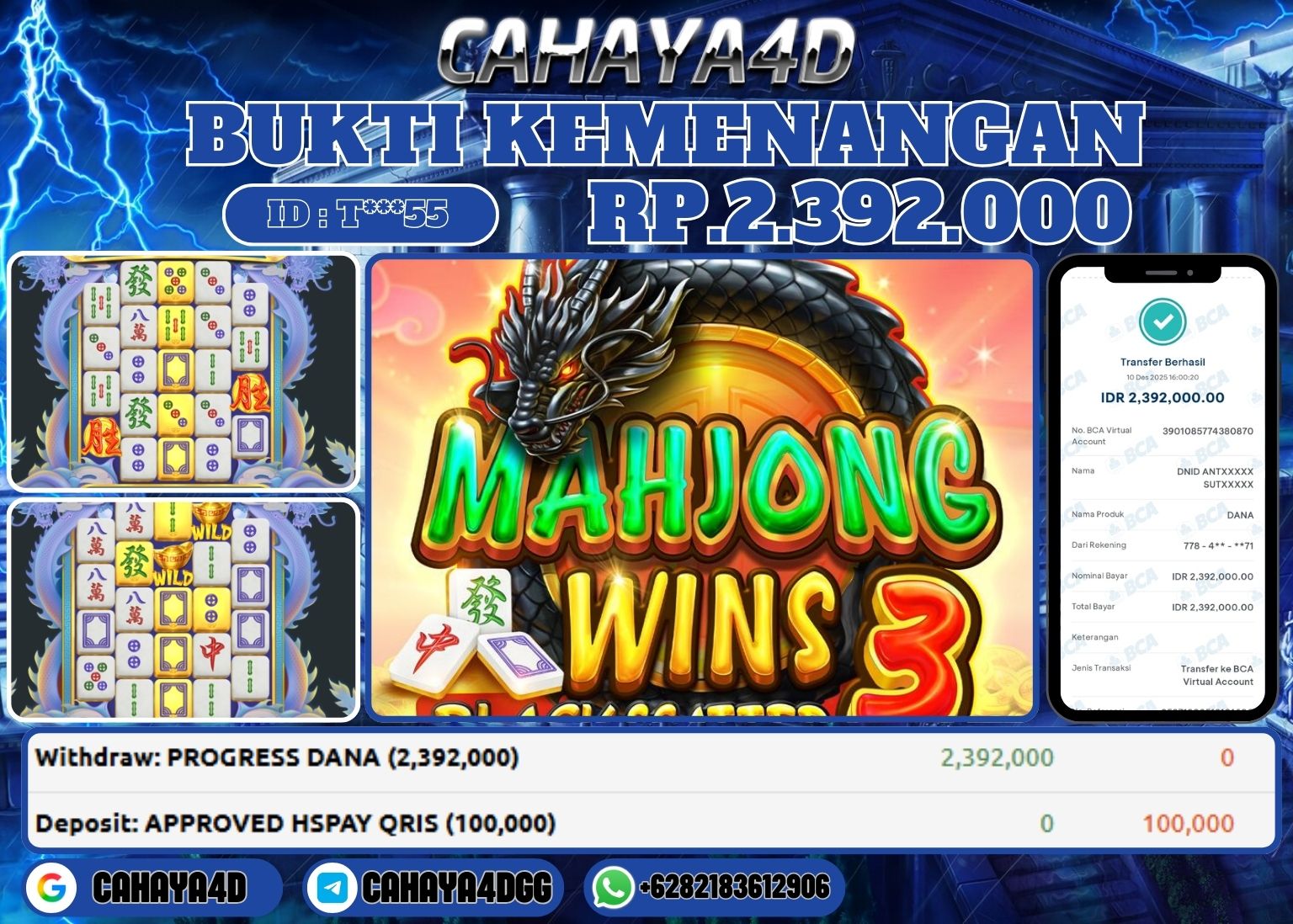 Bukti Kemenangan Cahaya4d