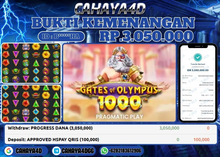 Bukti Kemenangan Cahaya4d
