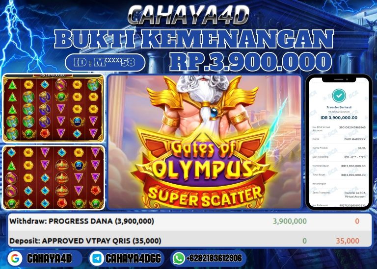 Bukti Kemenangan Cahaya4d